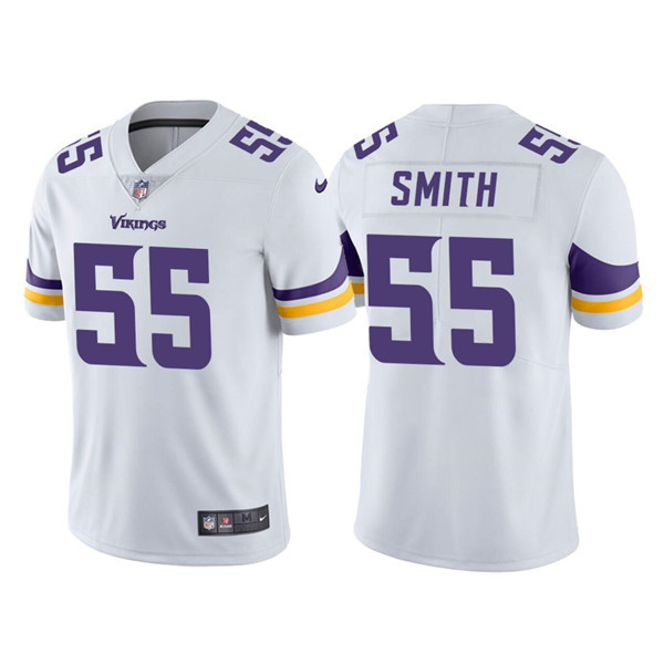 Men's Minnesota Vikings #55 Za'Darius Smith White Stitched Jersey